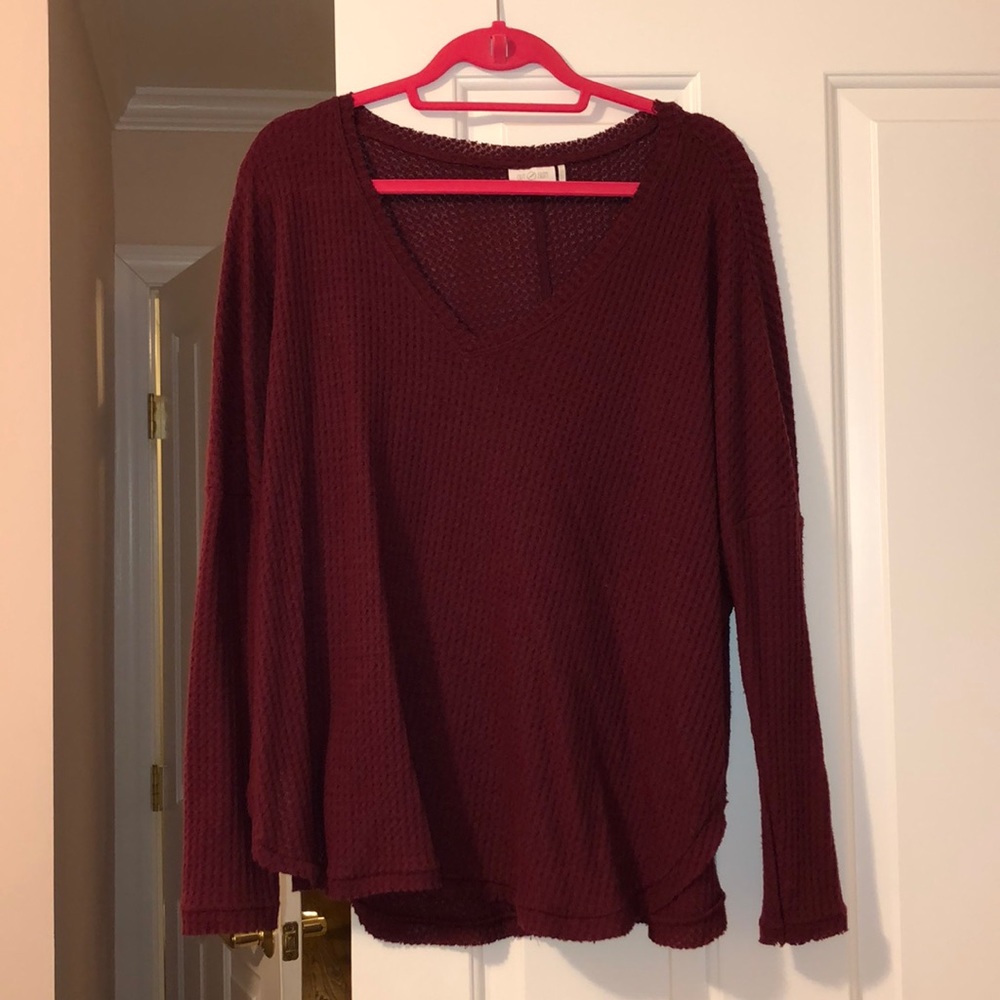 Burgundy Sweater